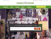 Tablet Screenshot of pearlevision.com